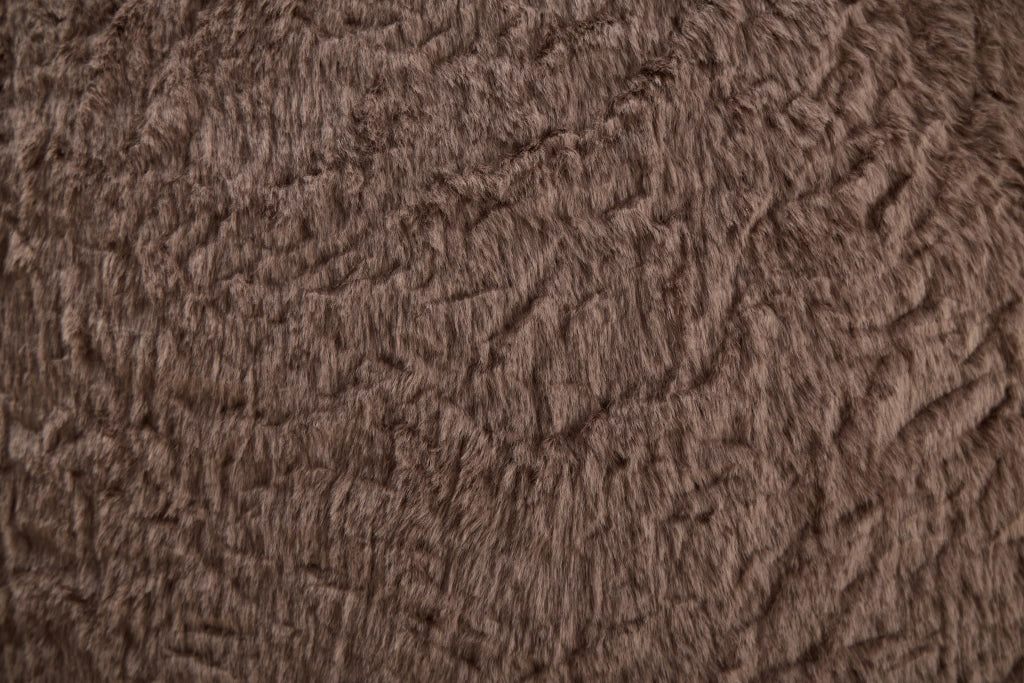 Poltrona sacco gigante con cuscino ¨C Xylo ¨C tessuto similpelle color kaki per soggiorno