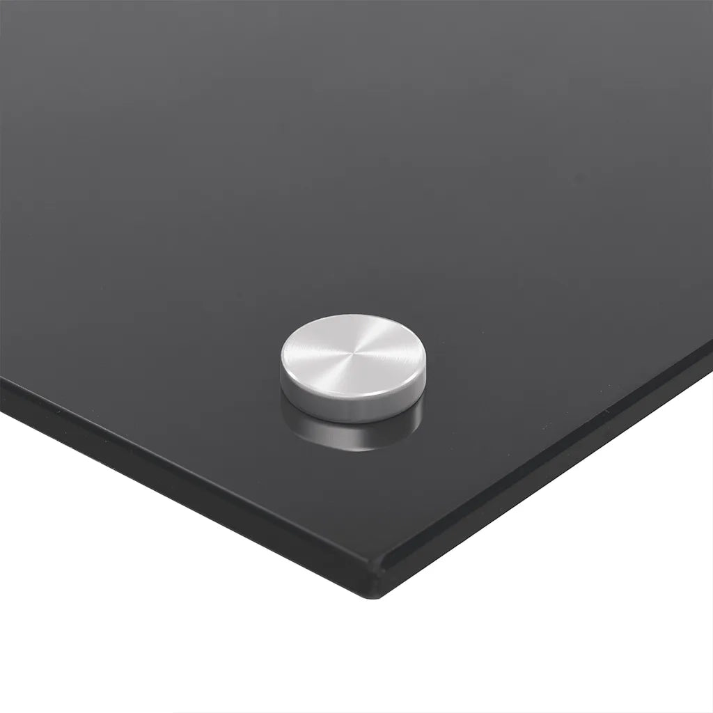 Paraschizzi per Cucina Nero 70x40 cm in Vetro Temperato 249481