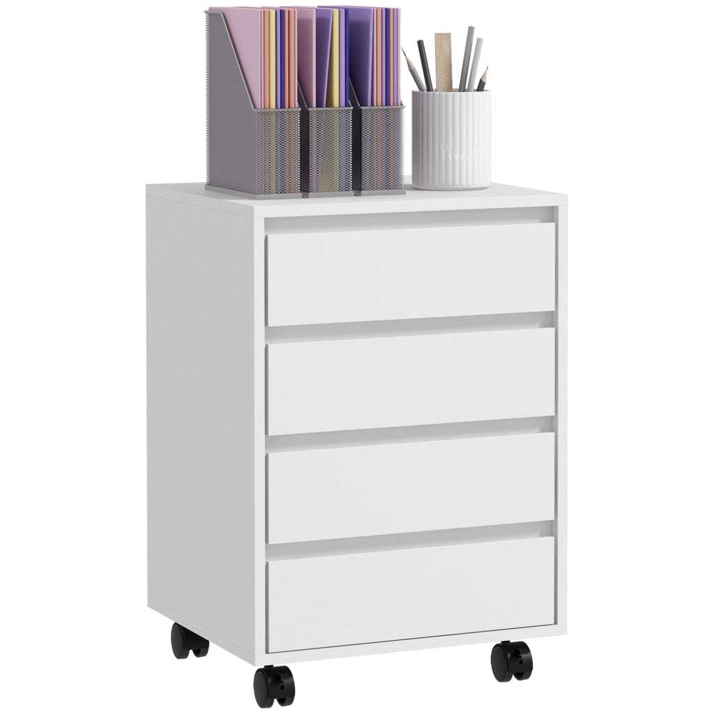 Scrivania con cassetti ¨C Minimal ¨C bianco 80x50x75 cm