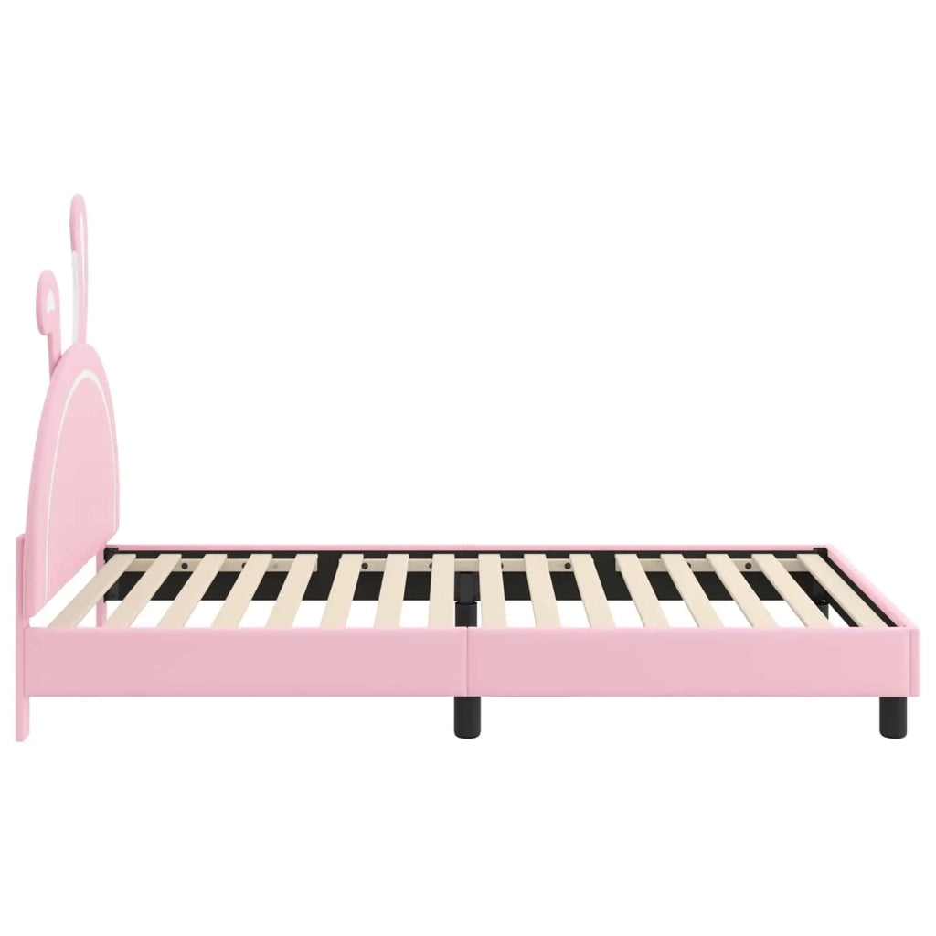 Struttura letto bambini con testata Rosa 90 x 190 cm PU 42011200
