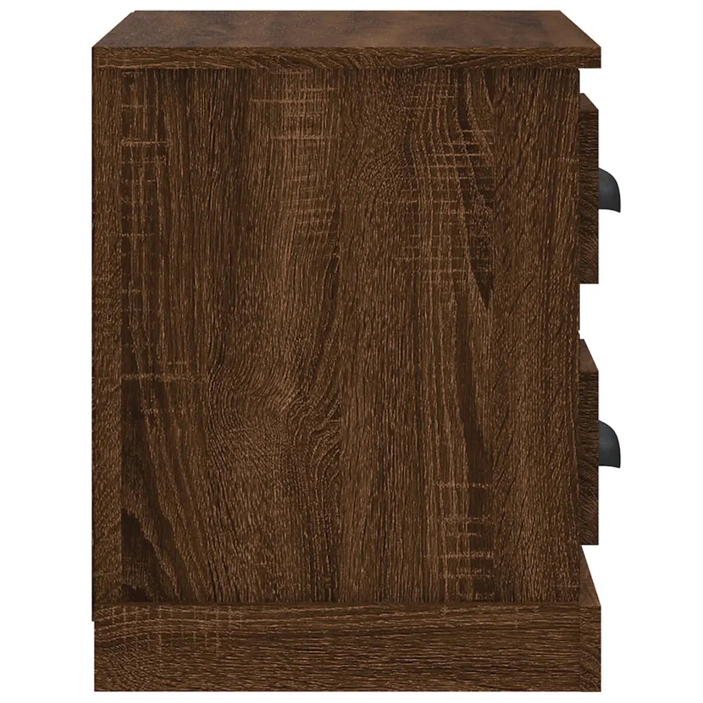 Comodino Rovere Marrone 60x35,5x45 cm 816375