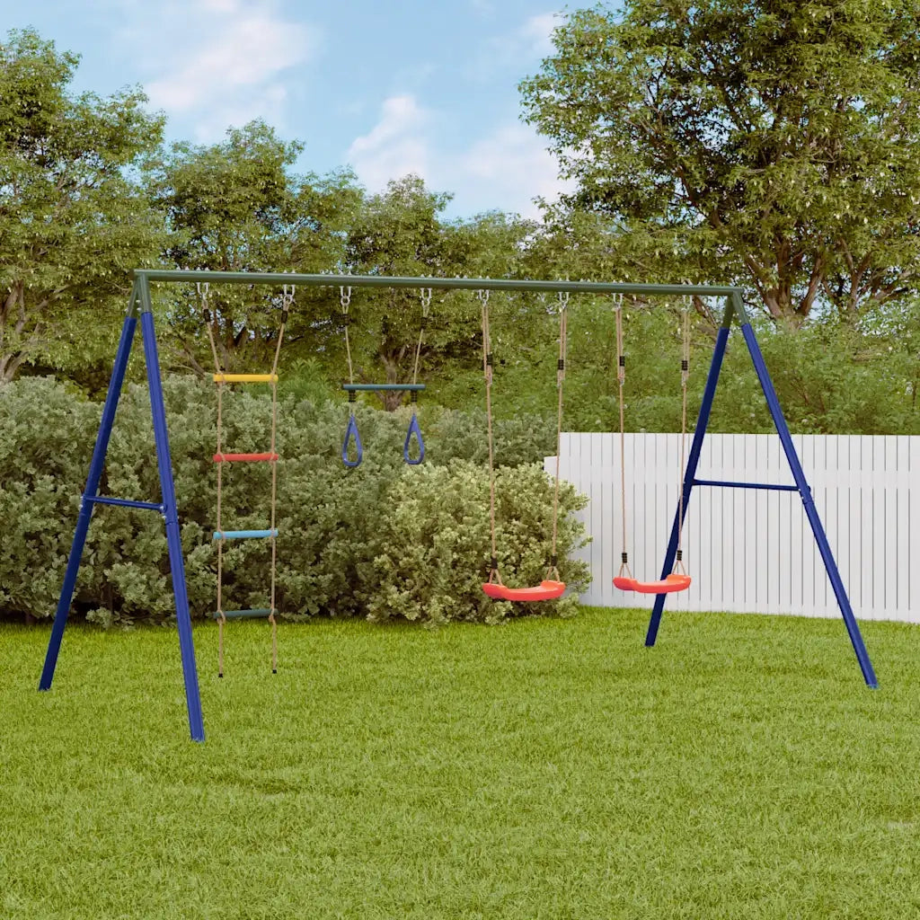 Set Gioco da Esterno con Altalene Trapezio e Scala CFW3827678