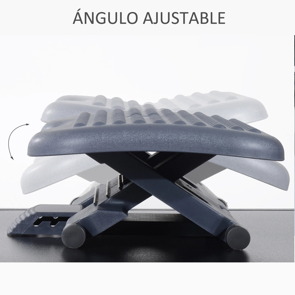 Poggiapiedi Regolabile Ergonomico per Scrivania ¨C Minimal ¨C Grigio