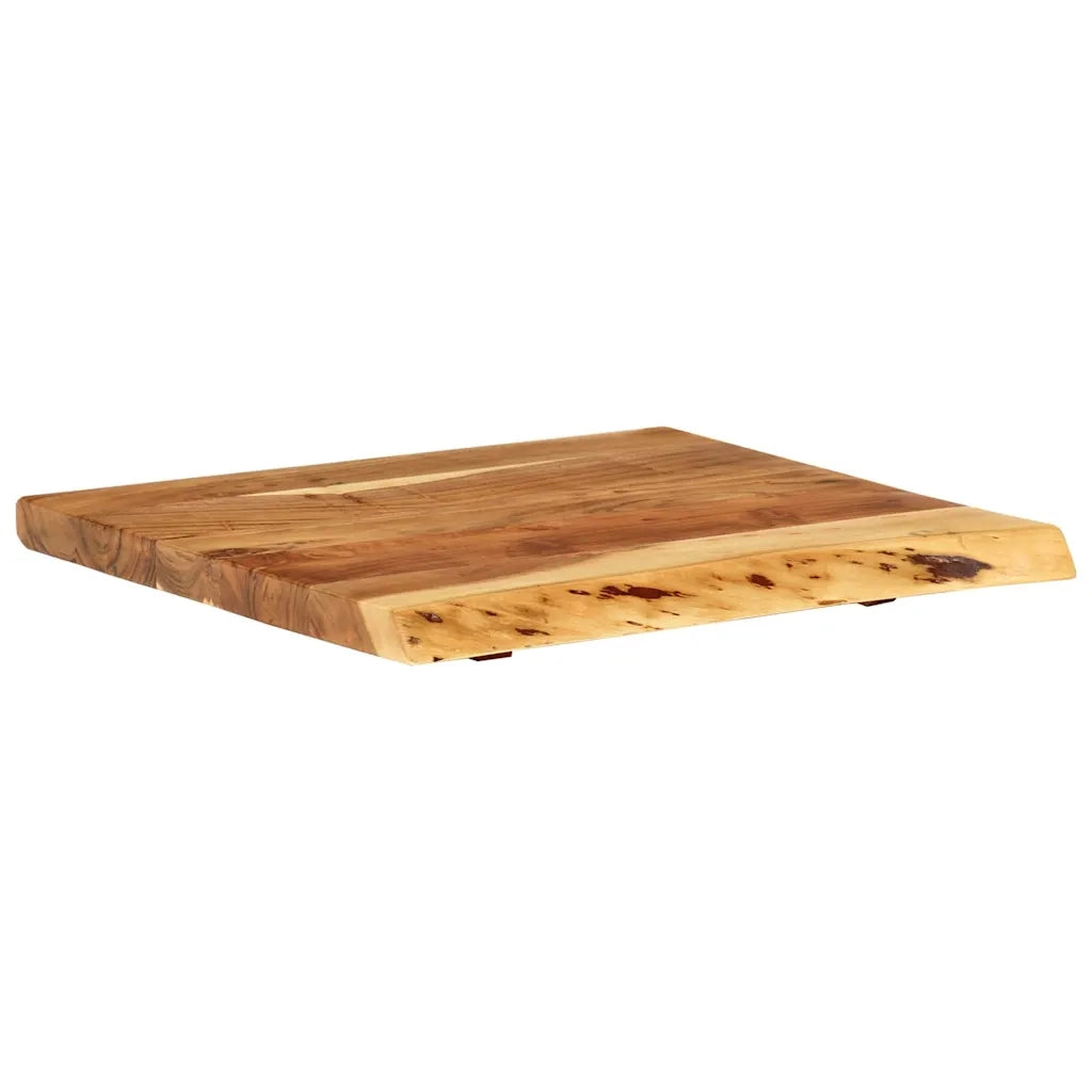 Piano per Lavabo Bagno in Massello di Acacia 58x52x3,8 cm 286318