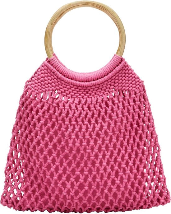Borsa da Spesa Lilac/Pink in Tonalità Rosa
