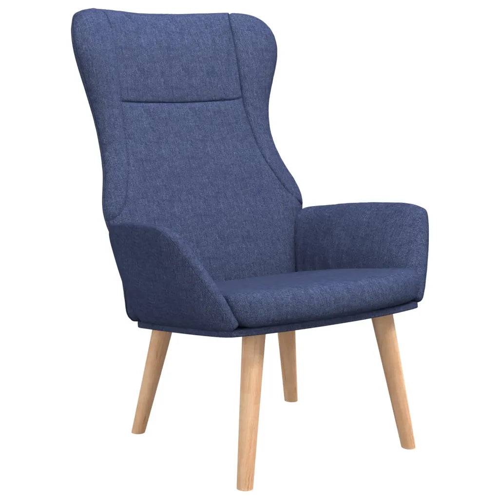 Sedia Relax Blu in Tessuto 341398