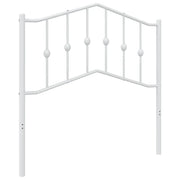 Testiera | Testata di Ricambio in Metallo Bianco 90 cm