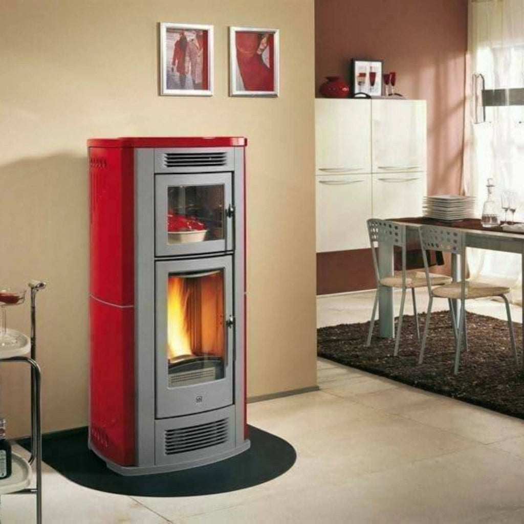 Accessorio riscaldamento Alfedena, Accessorio per stufa, Utensili per il riscaldamento, Gadget per il riscaldamento, Made in Italy, 80x90 h1 cm, Nero