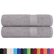 Asciugamani FROGN 2 pz Grigio 50x100 cm 360 g/m² 136830
