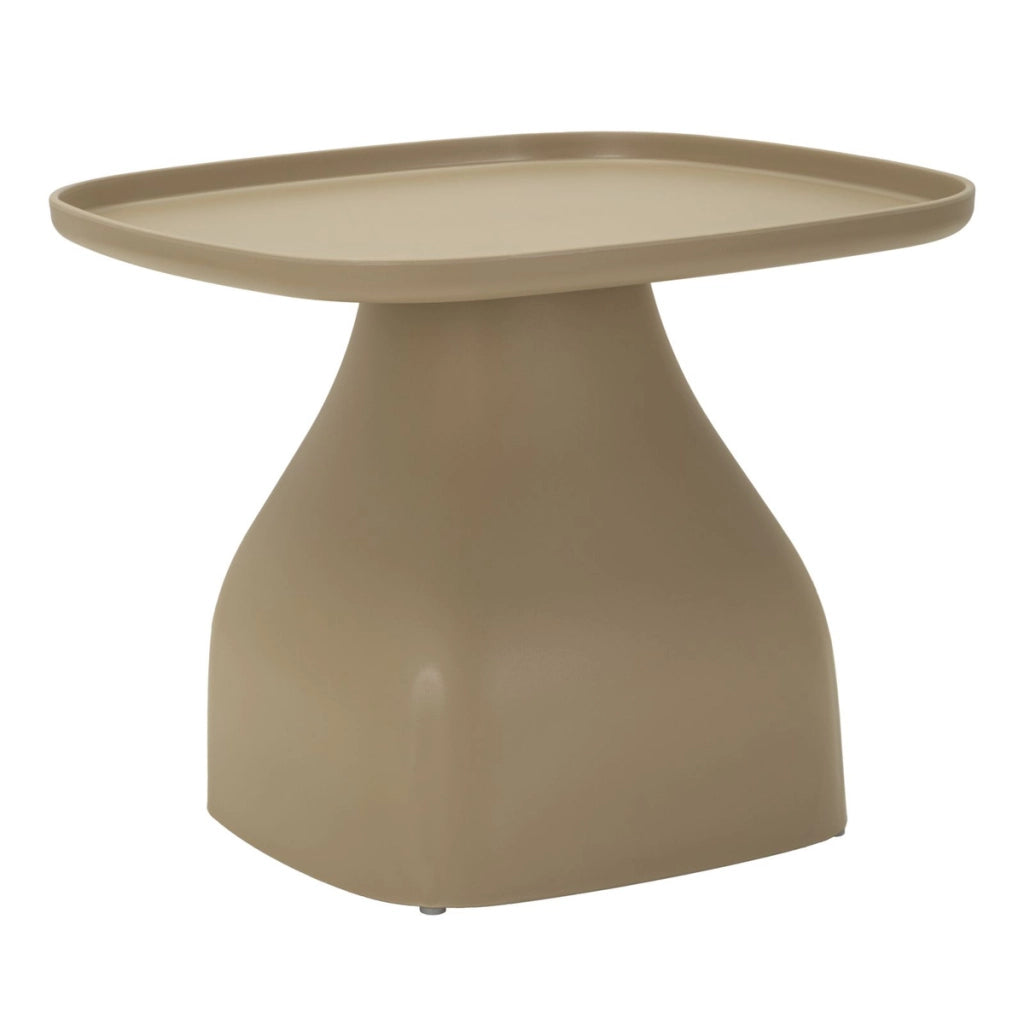 Tavolino VKH712, Grigio, Plastica, 38x48x48 cm