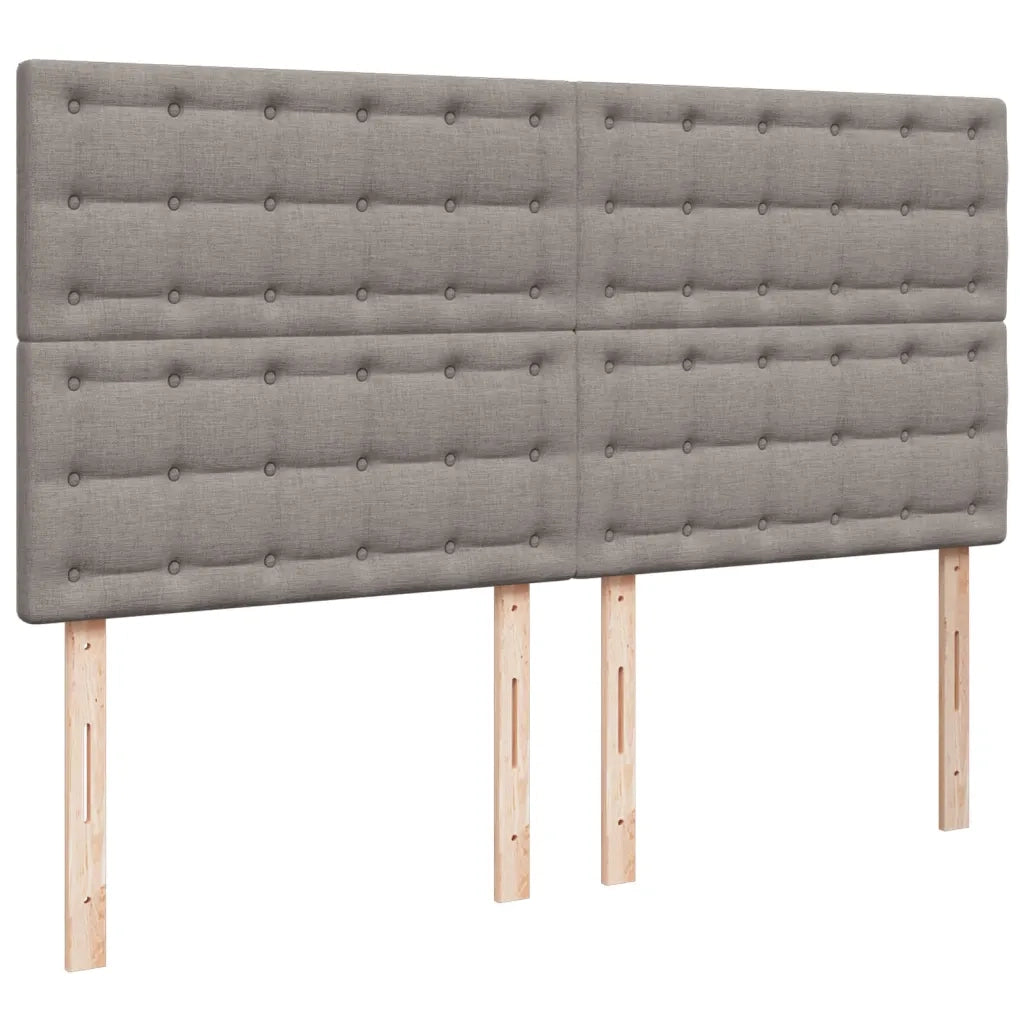Giroletto a Molle con Materasso Tortora 180x200 cm in Tessuto 3293677