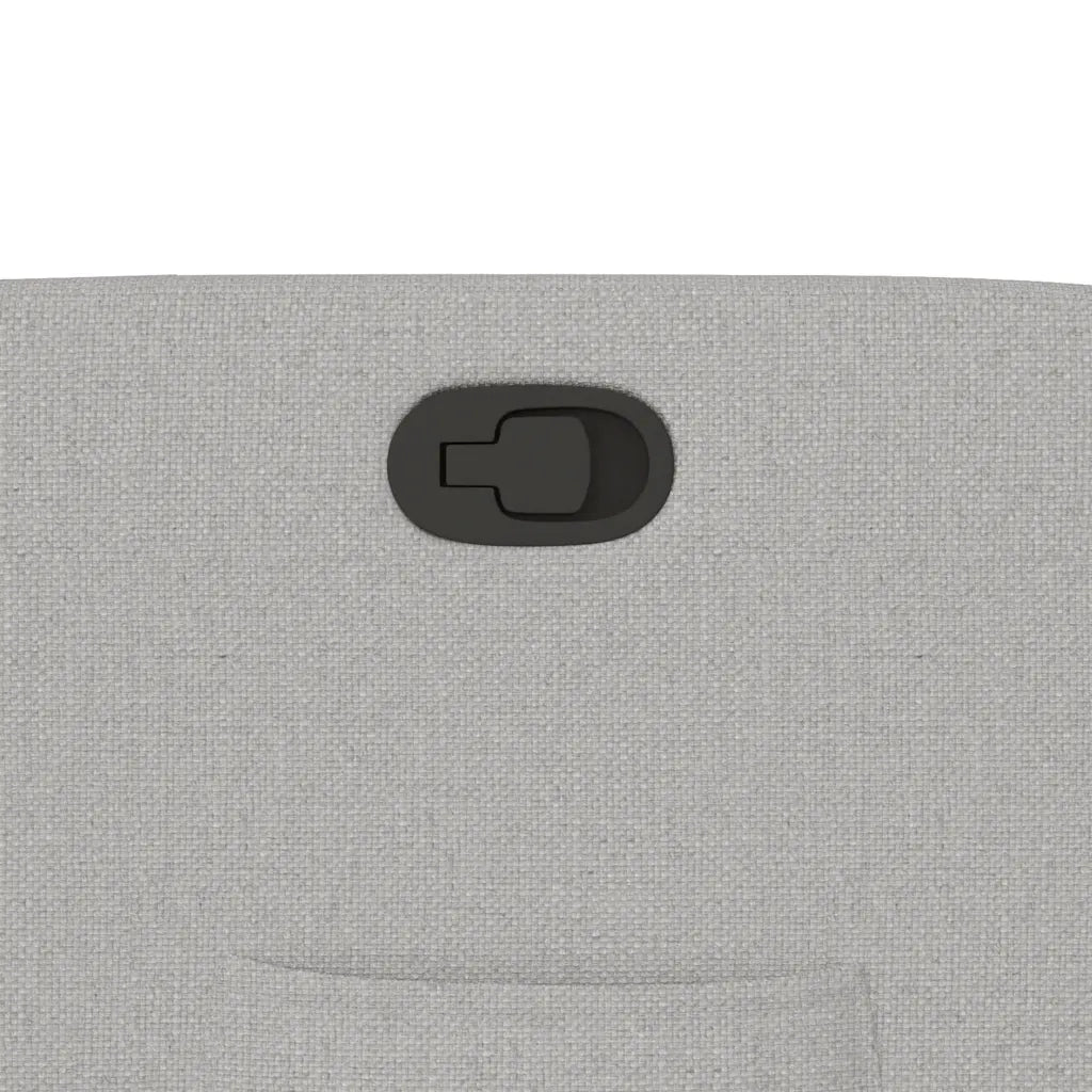 Poltrona Reclinabile in Tessuto Grigio Nuvola 4015531