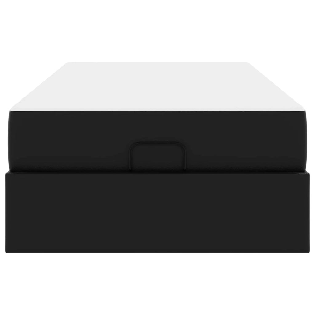Struttura letto con materasso Altro 2 pcs Nero PVC 3399409