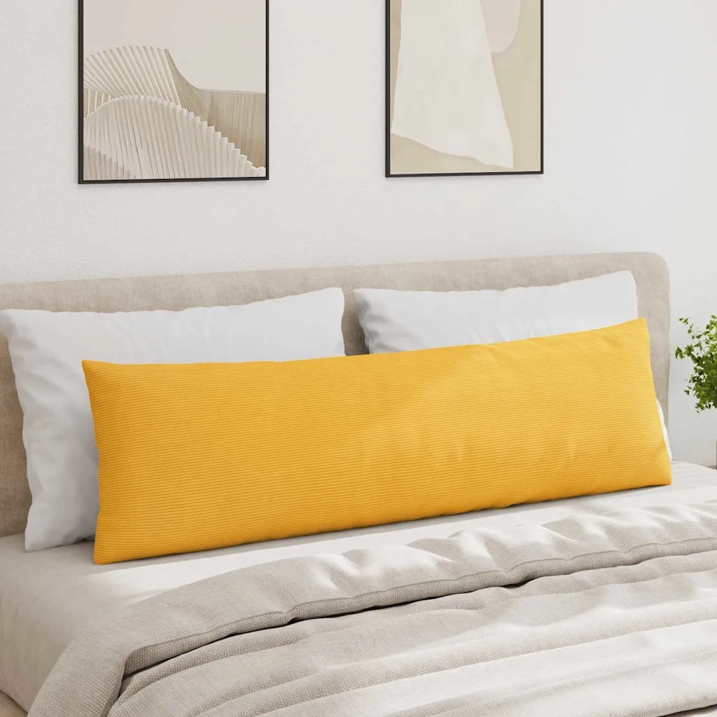 Cuscini da Divano 2 pcs Giallo Chiaro 145 x 40 cm 42013866