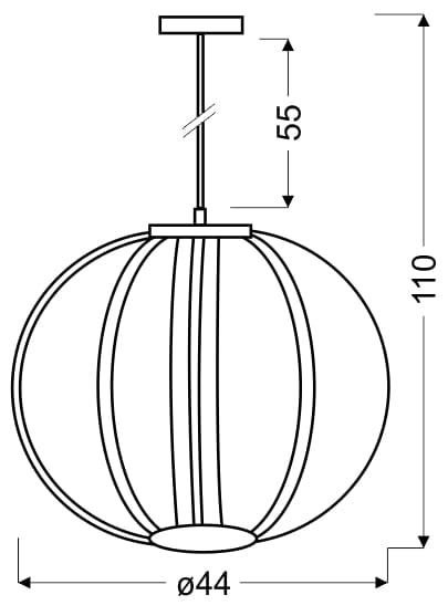 Lampadario LED 6 luci Candellux Cansas 31-43955 cromo