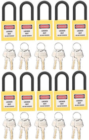 Sicurezza elettrica - Blocchi di sicurezza - Lockout Tagout - Paia in nylon