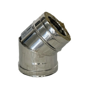 C CURVA INOX 45 D 13 CM- 1,0 pz