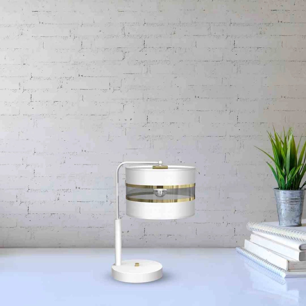 Lampada da tavolo Milagro ULTIMO MLP7354 bianca E27