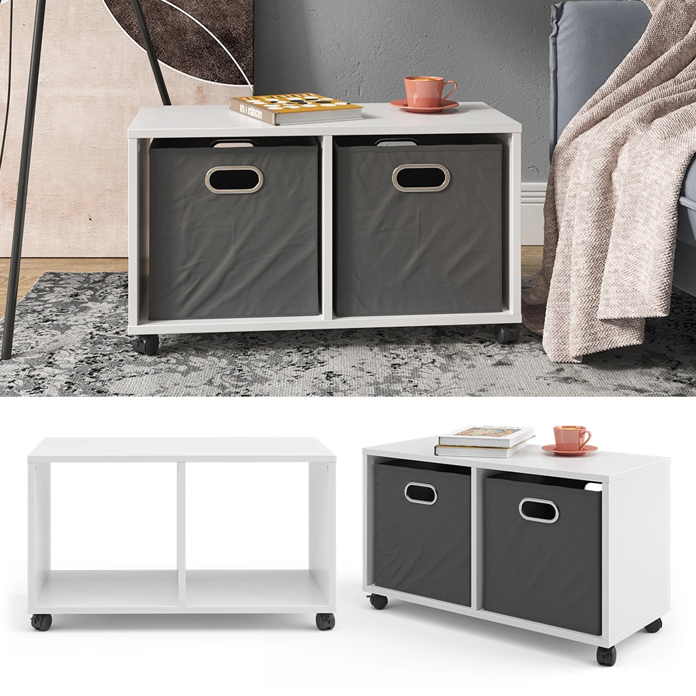 Vicco Tavolino Bianco 72 x 30.8 cm