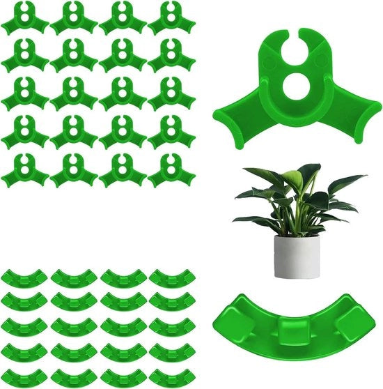 Accessori per la formazione dei fiori - Applicatore di curvatura per piante - Accessori per giardino - Set di 40 applicatori per 90 gradi per la curvatura delle piante