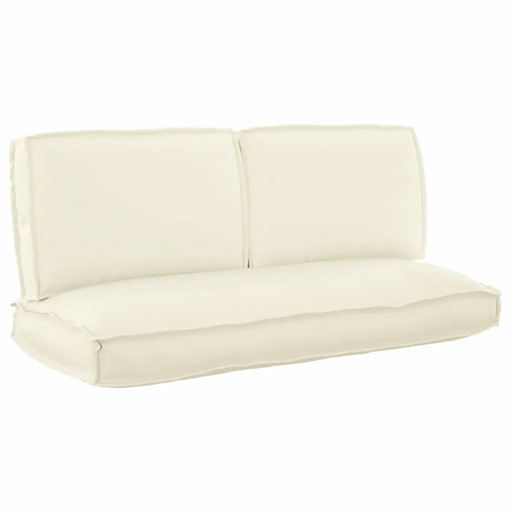Set di Cuscini 3 pcs Crema Tessuto Oxford 3402111