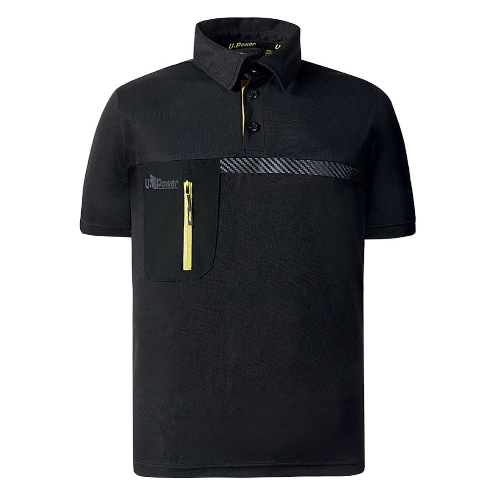 Polo termoregolatrice nera taglia M