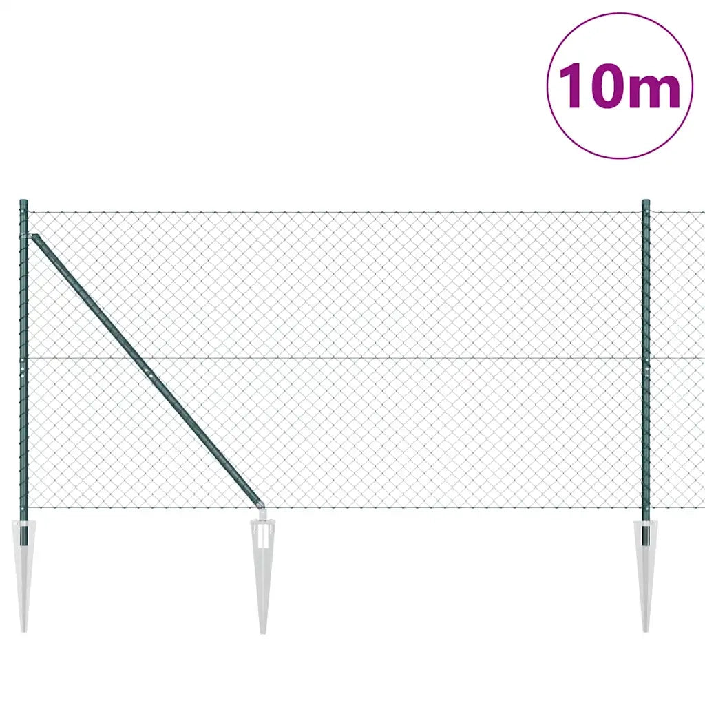 Palo della recinzione Verde 10 x 1,2 m (rete 40 x 40 mm) 3351150