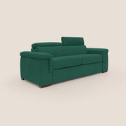 Divano Letto 3 Posti 200x100x95 cm in Tessuto Verde