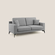 Divano 2 Posti 166x95x91 cm in Tessuto Grigio