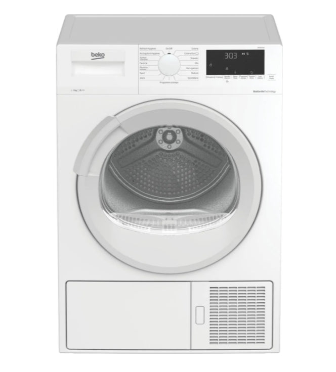 Asciugatrice a Pompa di Calore Beko 9 Kg DRX927WN Classe A++ (A84,6xL59,7xP63,3) Motore Inverter EcoGentle