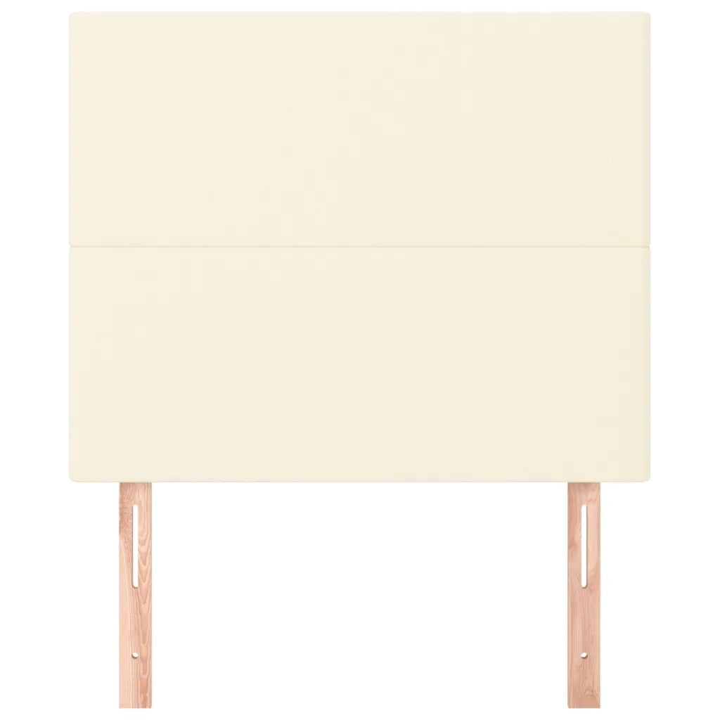 Testiera | Testata Crema 80x5x118/128 cm Similpelle