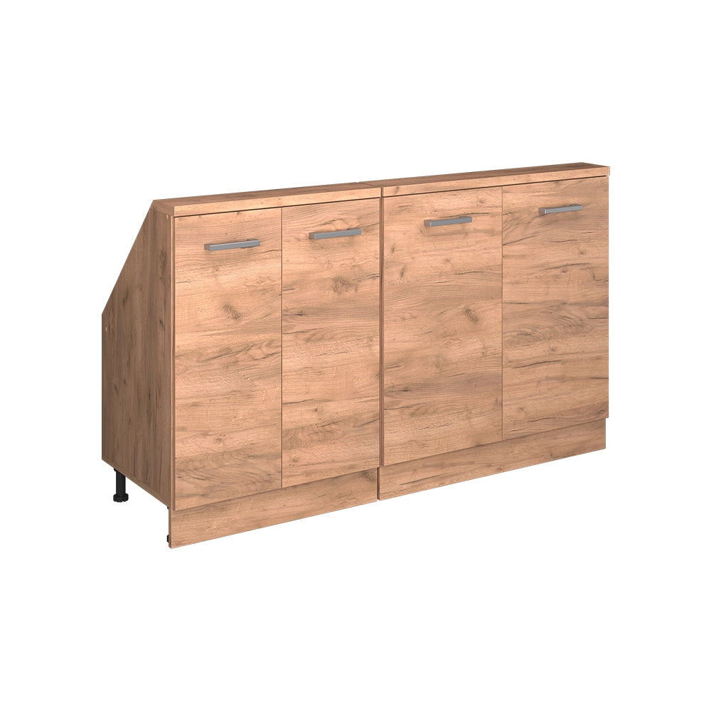 Set di mobili sottotetto Rion Rovere dorato/Rovere dorato Set di 2 Vicco