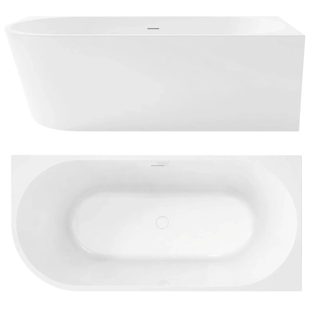 Vasca Bagno Sydney Bellanto Destra 160cm Copritappo nero