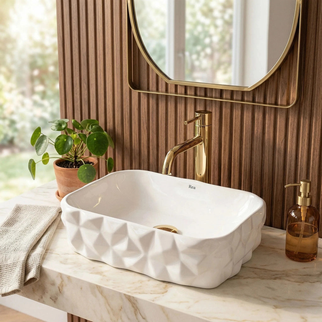Lavabo Da Appoggio Rea Zamia