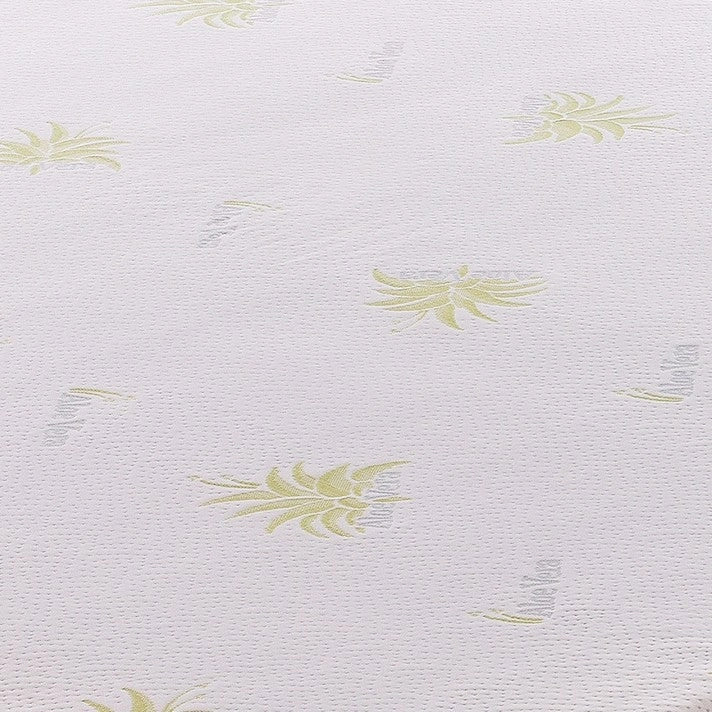 Topper Piazza e Mezza 140x190 in memory foam 7 cm con rivestimento in aloe vera sfoderabile