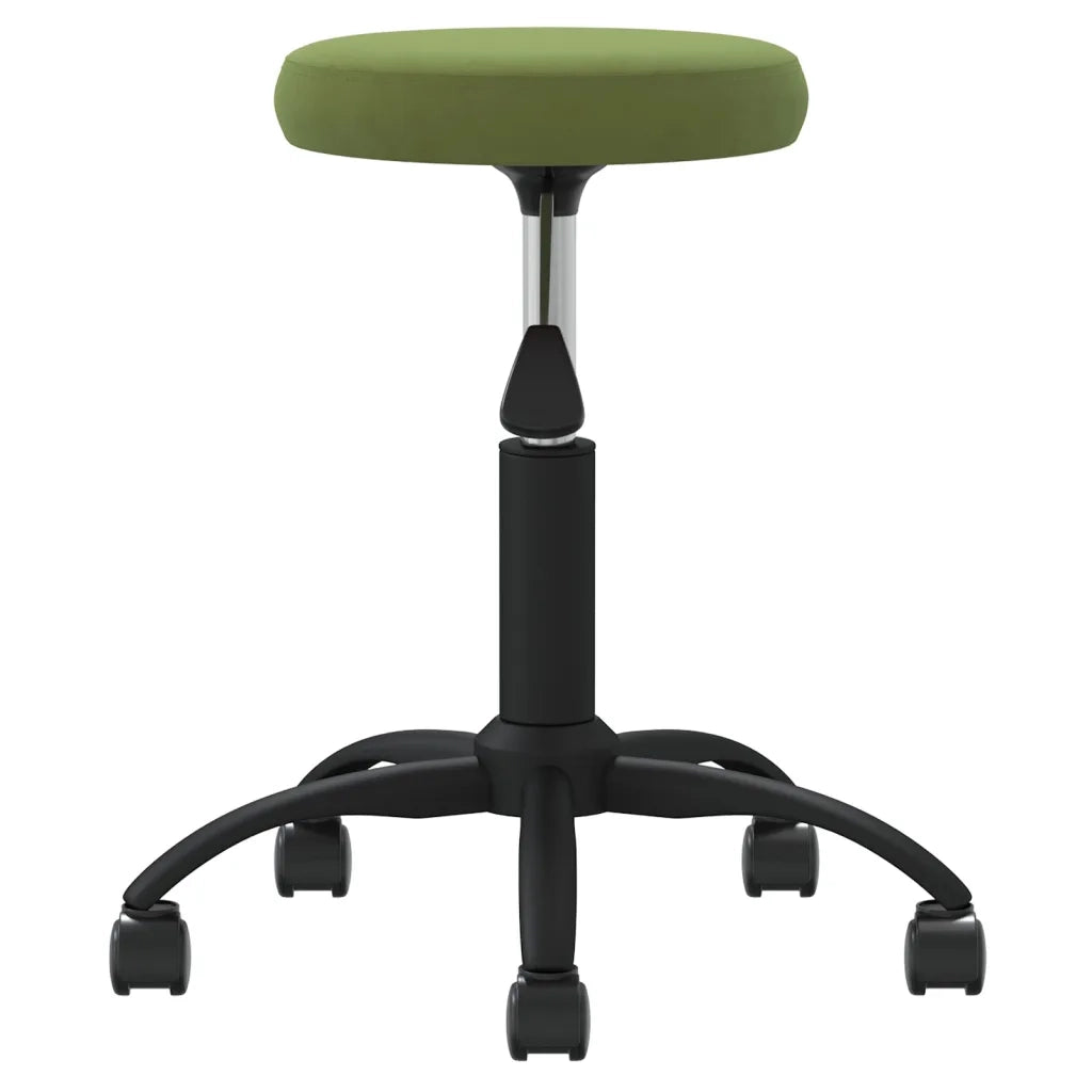 Sedia da Ufficio Girevole Verde Chiaro in Velluto 333176