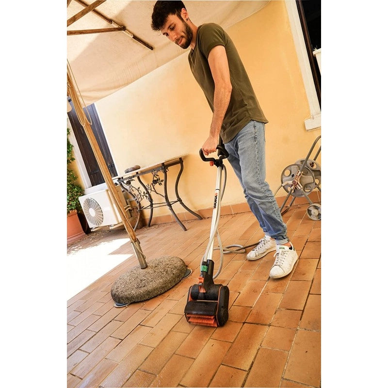 Lavapavimenti da Esterno a Batteria 20 Volt WG441E con Spazzole Intercambiabili per Pulizia Terrazze e Giunti - Worx