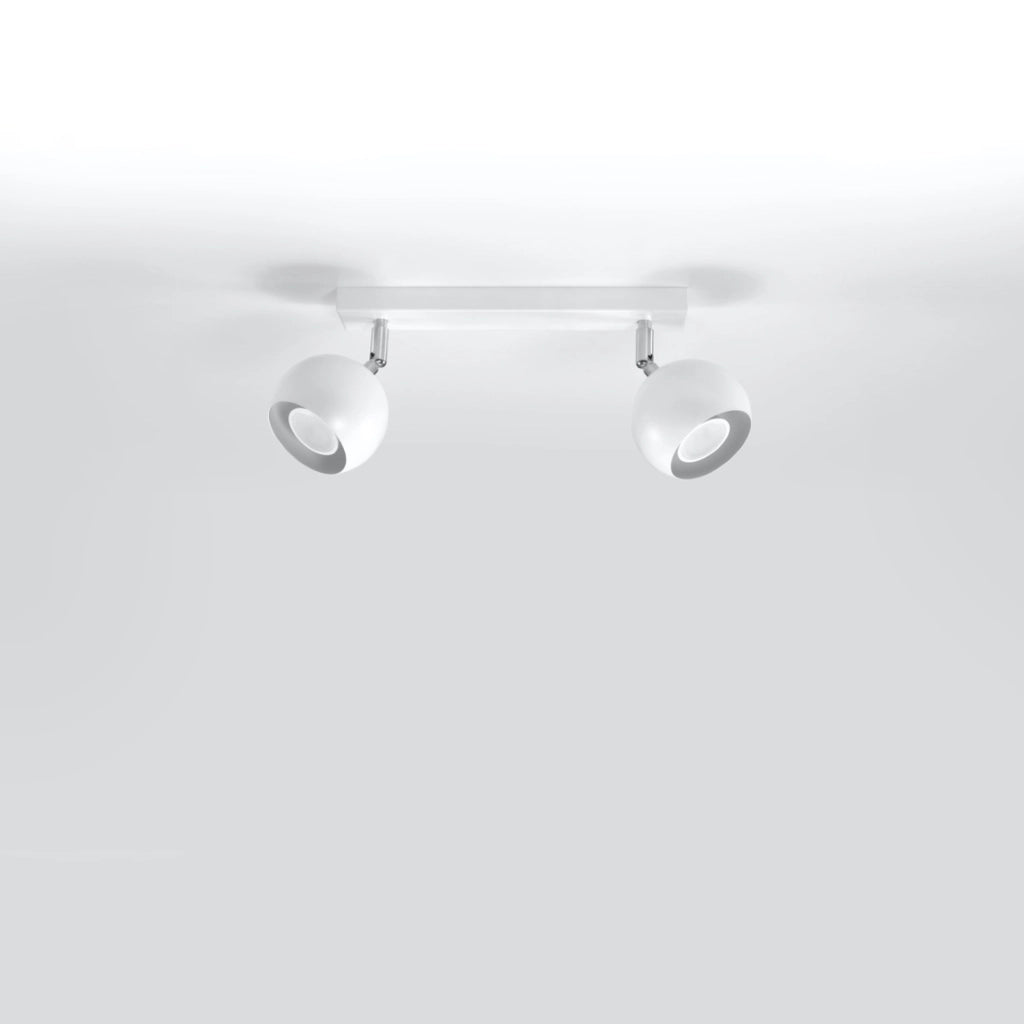 Lampada da soffitto OCULARE 2 bianco