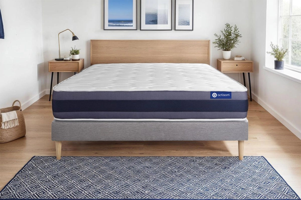 Kit rete e materasso Actiflex morpho 120x190cm - Spessore : 24cm - Molle insacchettate e memory foam - Bilanciato -