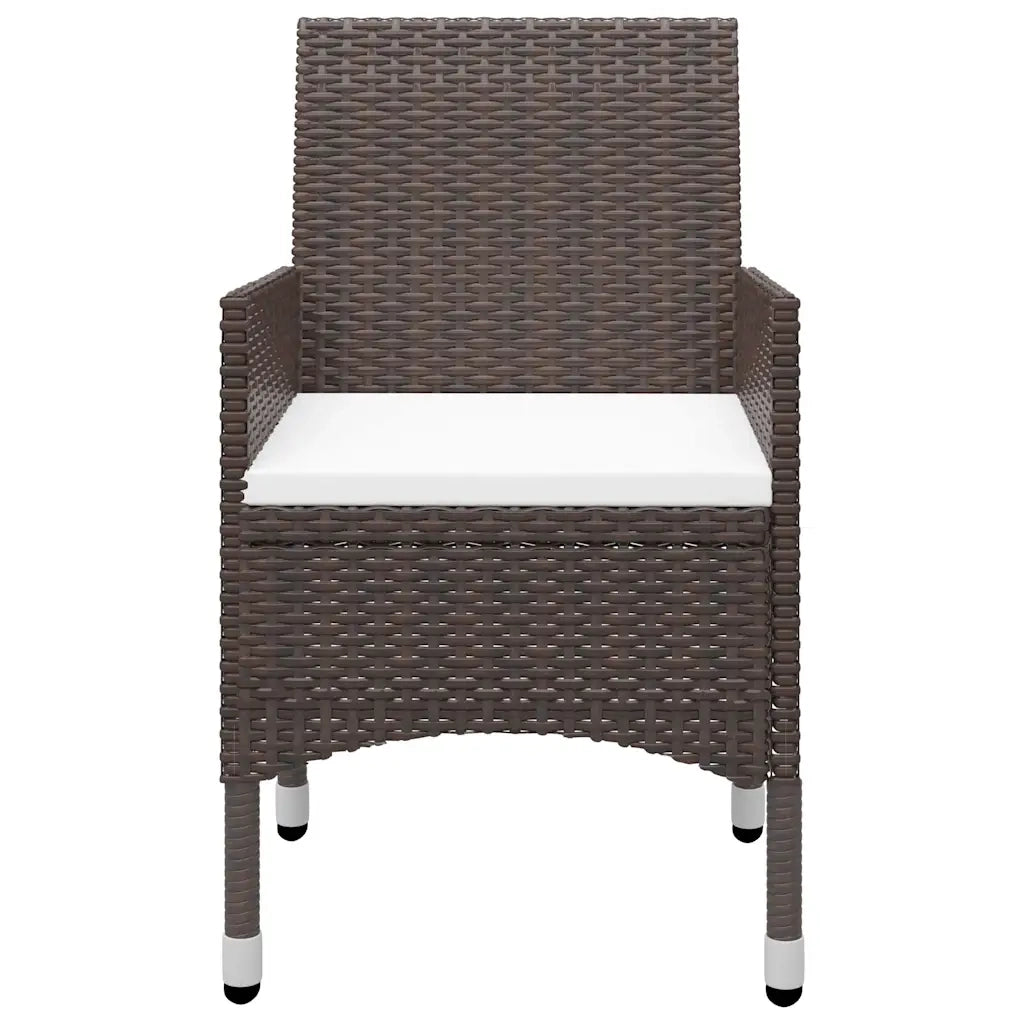 Set da Pranzo da Giardino 9 pz Marrone 3067862