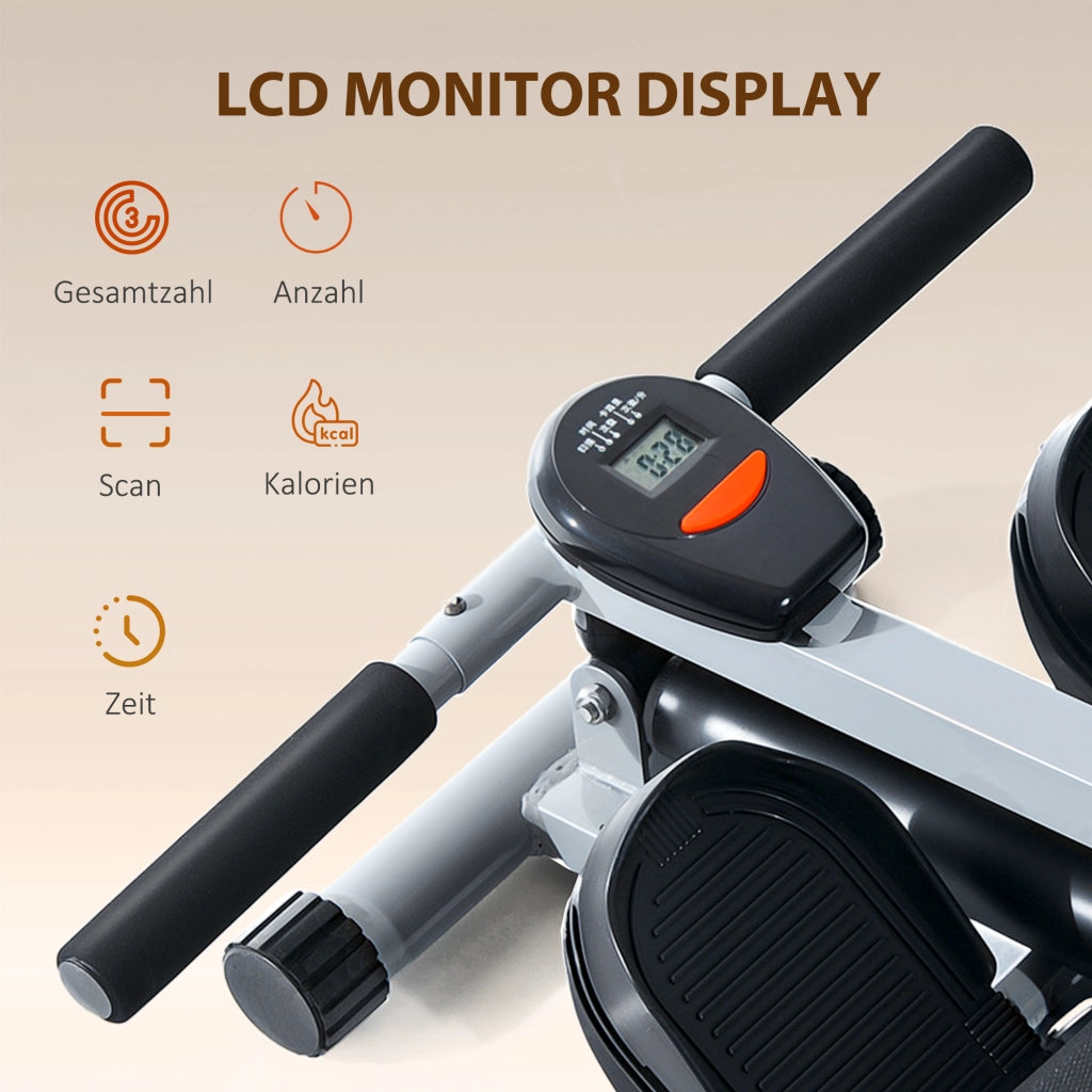 Vogatore Idraulico ¨C Xylo ¨C 12 Livelli Resistenza LCD Display 100kg