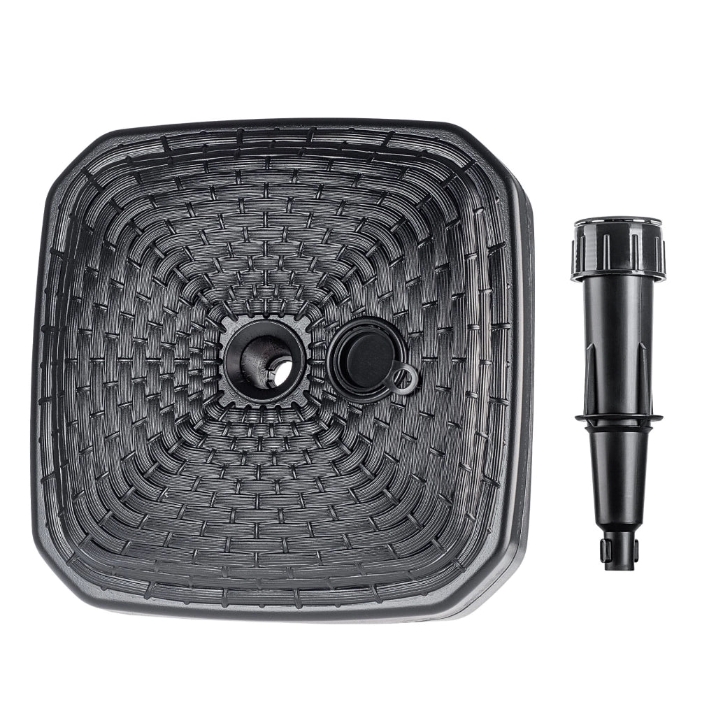 Base per ombrellone KADAX, supporto per ombrellone da giardino, quadrato, 39 cm, peso