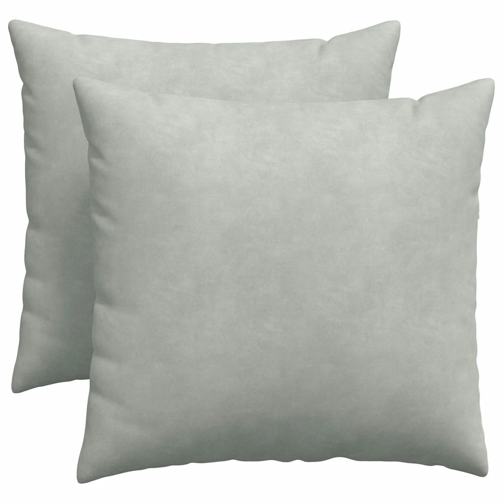 Cuscini da Divano 2 pcs Grigio chiaro 50 x 50 cm 42013971