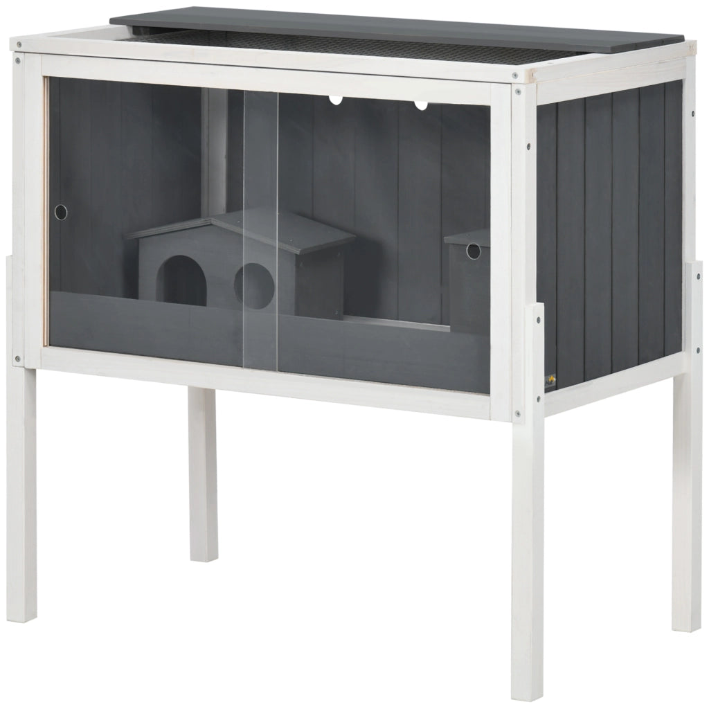 Casetta per criceti ¨C zephmum ¨C grigio e bianco