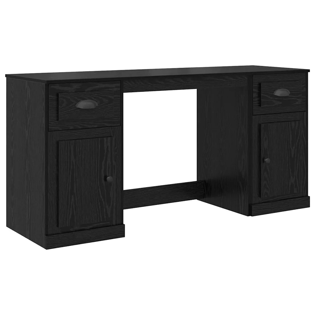 Scrivania con armadietto Rovere Nero 154,5 x 50 x 75 cm 3402679