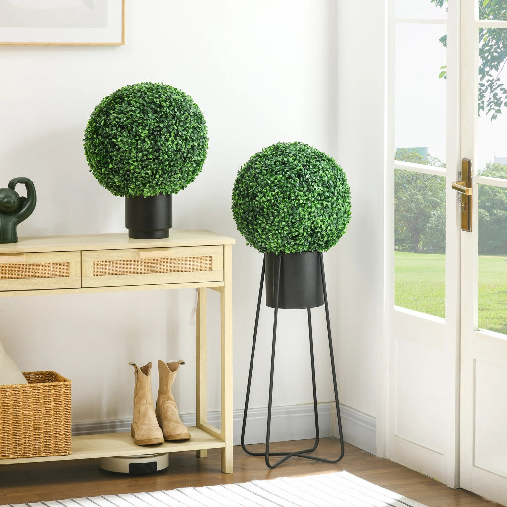 Set 2 Piante Finte Sfera Bosso ¨C Minimal ¨C Verde ?40cm