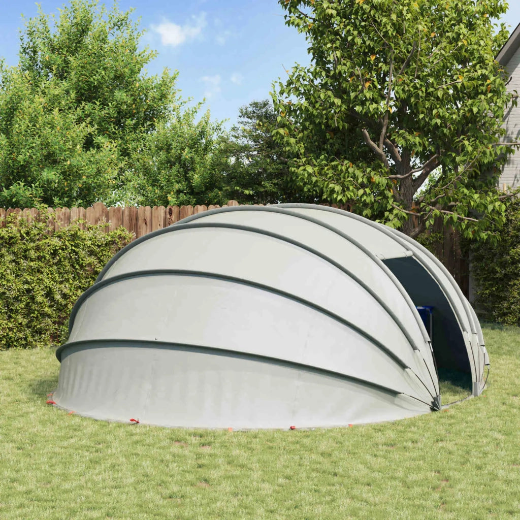 Tenda da piscina a cupola Grigio 538 x 440 x 204 cm 42001138