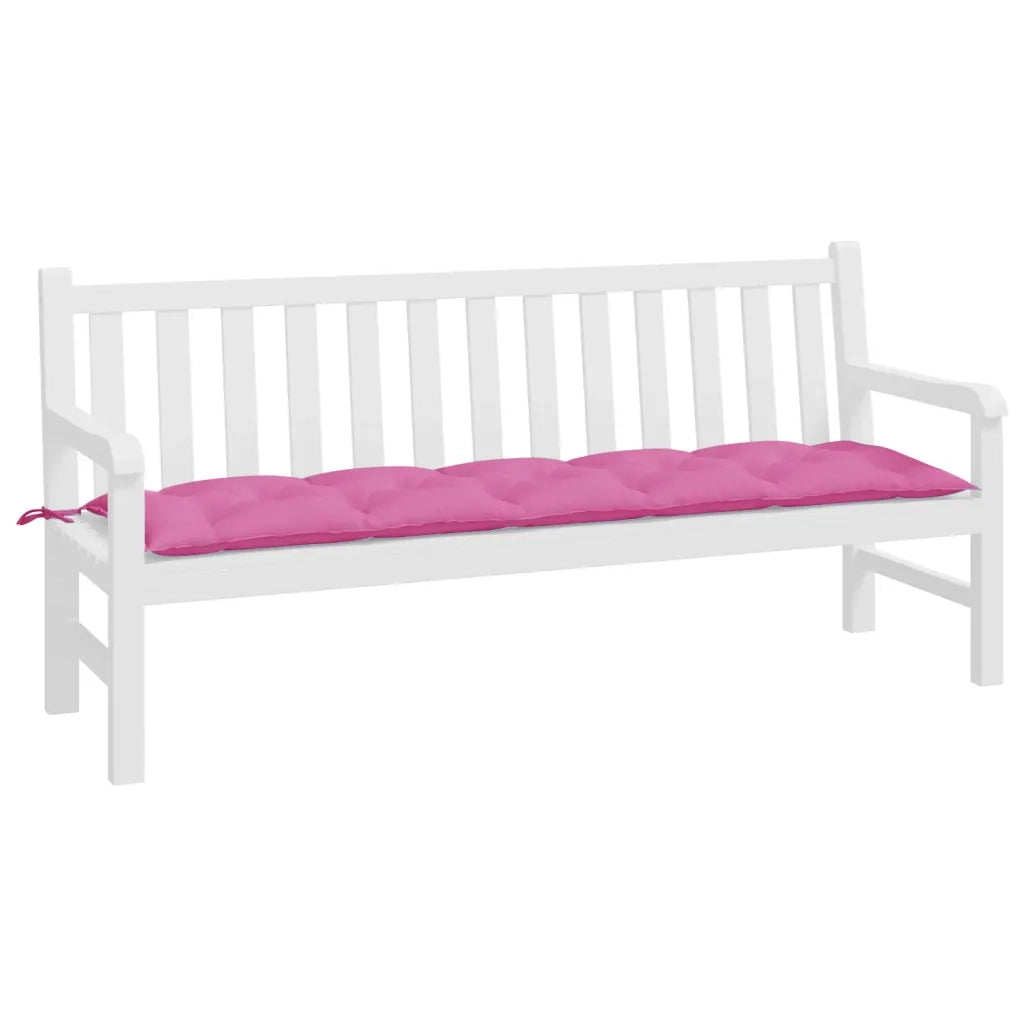 Cuscino per Panca | Cuscini per sedie Rosa 180x50x7 cm in Tessuto Oxford