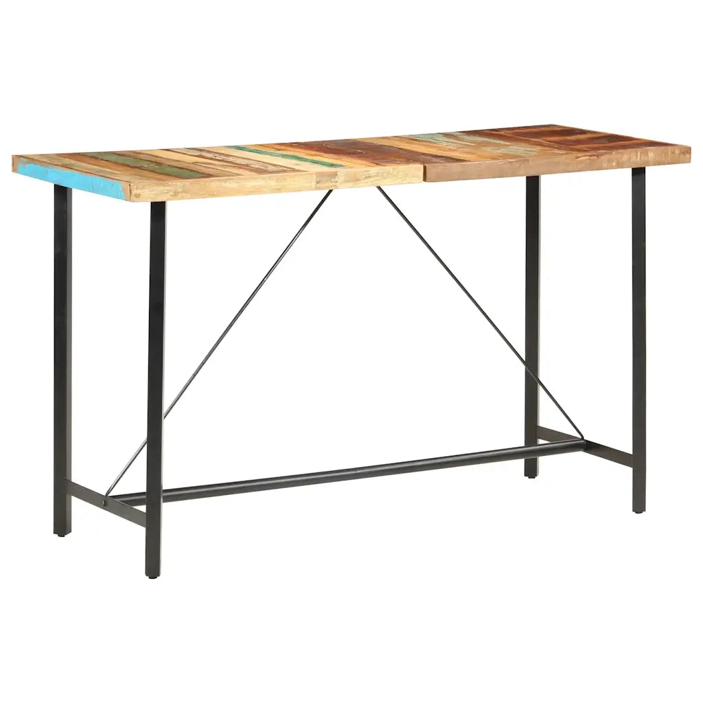Set da Bar 9 pz in Legno Massello di Recupero cod mxl 55761