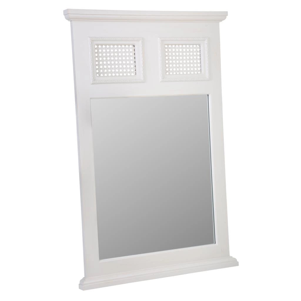 Specchio in legno grigio 60x4x90h